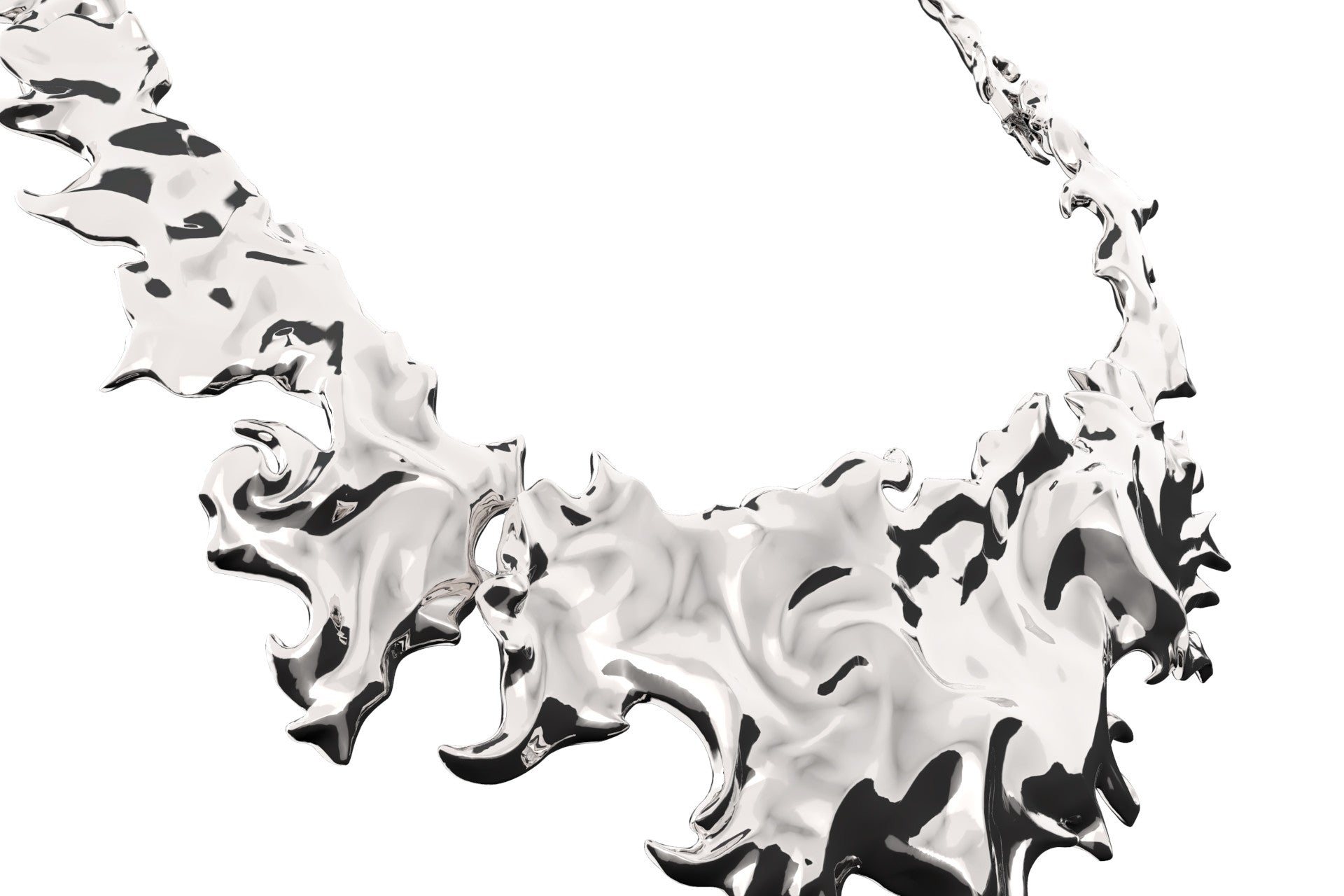 Rhodium Plated or Sterling Silver